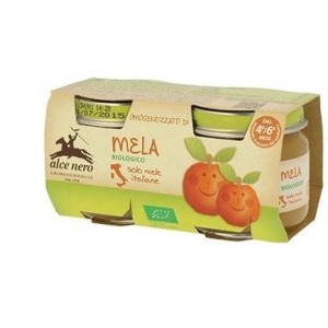 Omogeneizzato di mela baby food bio 2 x 80 g