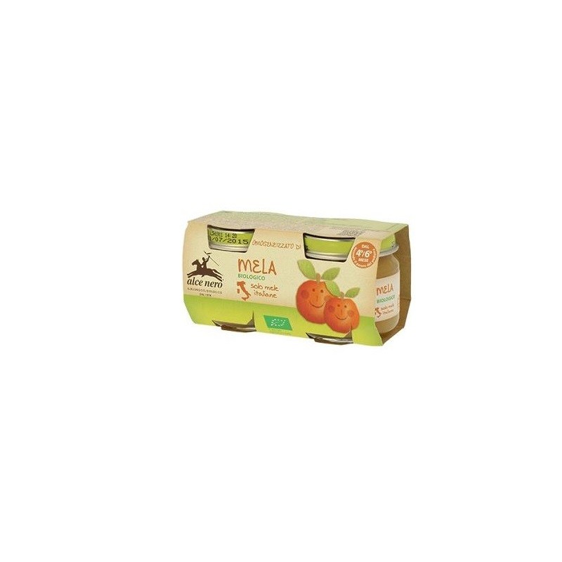 Omogeneizzato di mela baby food bio 2 x 80 g