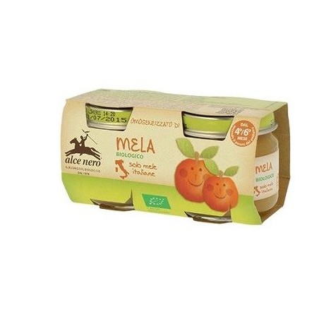 Omogeneizzato di mela baby food bio 2 x 80 g