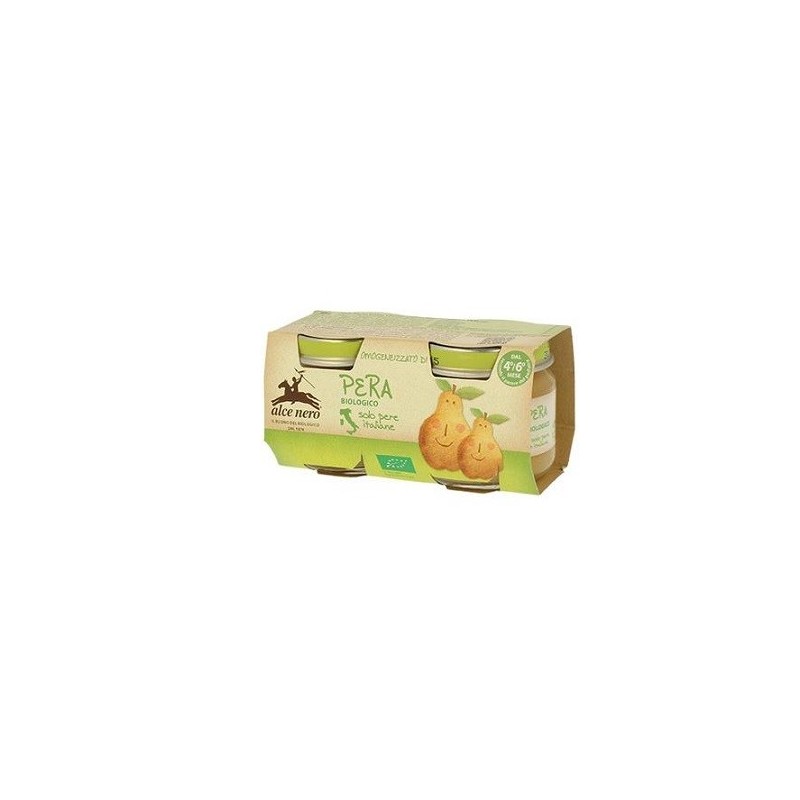 Omogeneizzato di pera baby food bio 2 x 80 g