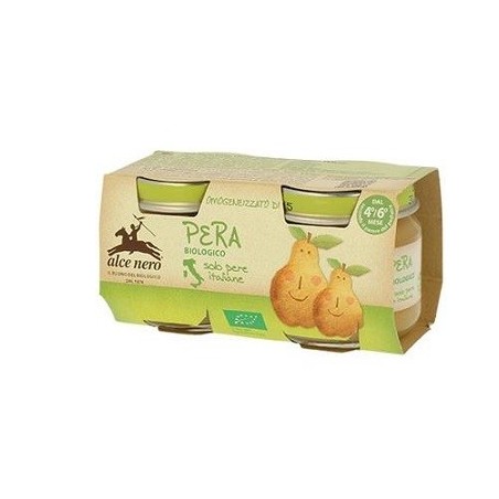 Omogeneizzato di pera baby food bio 2 x 80 g