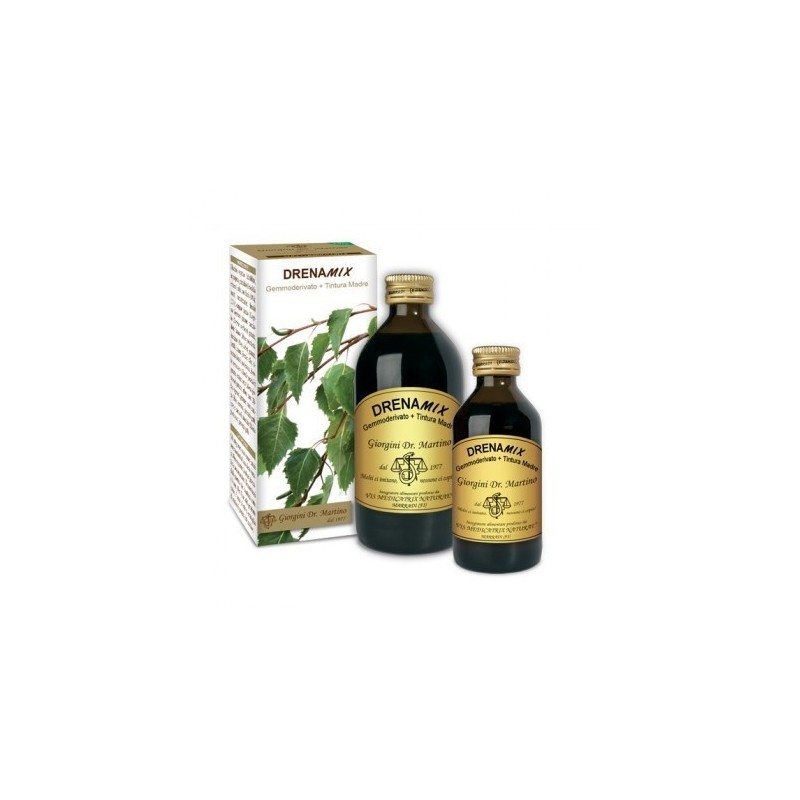Drenamix gemmoderivato + estratto integrale senza alcool 200ml 40 dosi