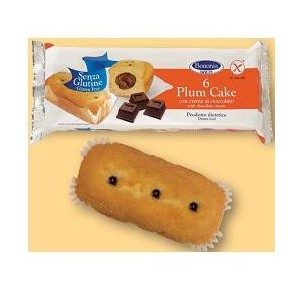 Bononia plumcake crema cioccolato senza glutine 6 x 45 g
