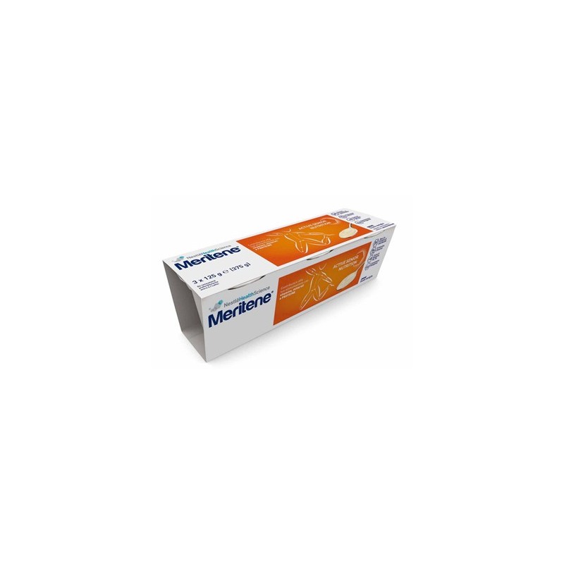 Meritene creme vaniglia 3 vasetti x 125 g