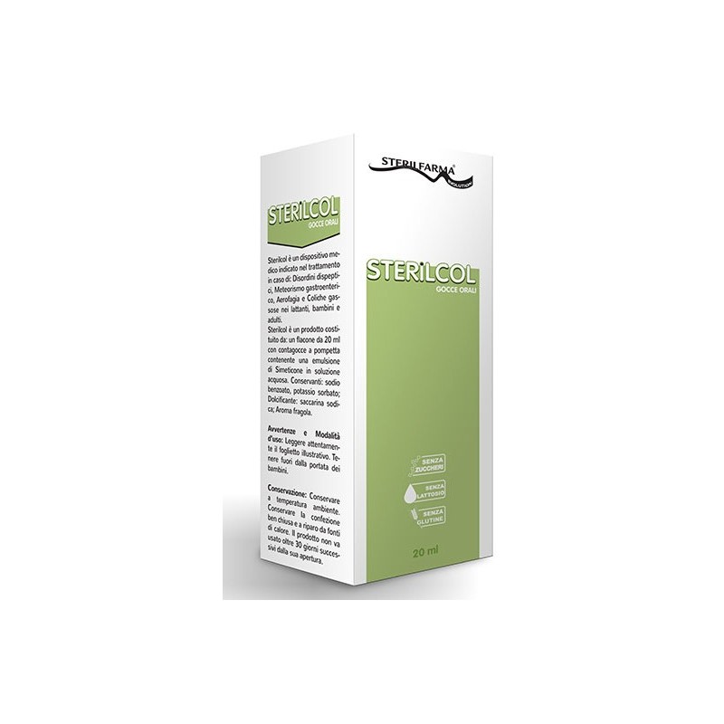 Sterilcol gocce orali sospensione gastrofunzionale flaconcino 20 ml