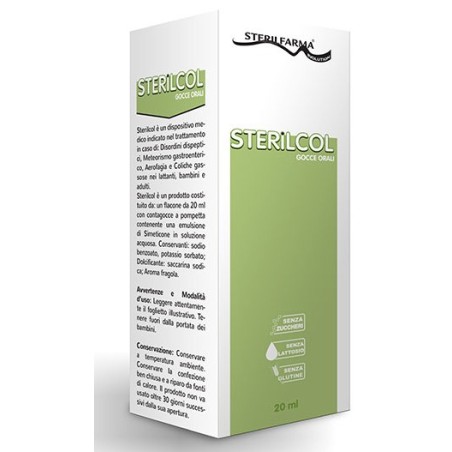 Sterilcol gocce orali sospensione gastrofunzionale flaconcino 20 ml