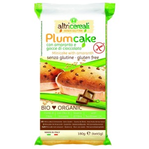Altricereali plumcake di amaranto con gocce di cioccolato 4x 45 g