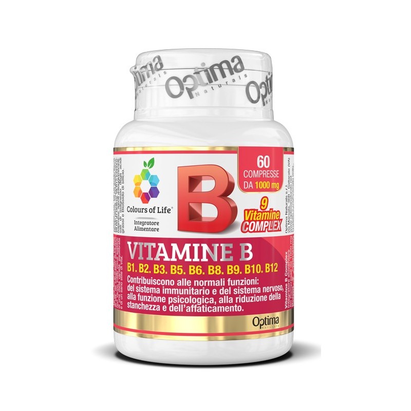 Colours of life vitamine b complex 60 compresse 1000 mg