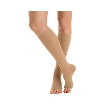 Mediven plus/1 gambaletto punta aperta 102 corto beige 4