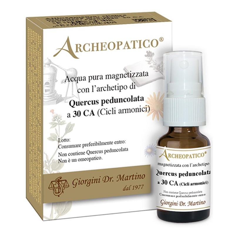 Archeopatico acqua pura magnetizzata con archetipo quercus peduncolata a 30 cicli armonici 10 ml Archeopatico acqua pura magnetizzata con archetipo quercus peduncolata a 30 cicli armonici 10 ml