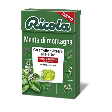 Ricola menta di montagna senza zucchero 50 g