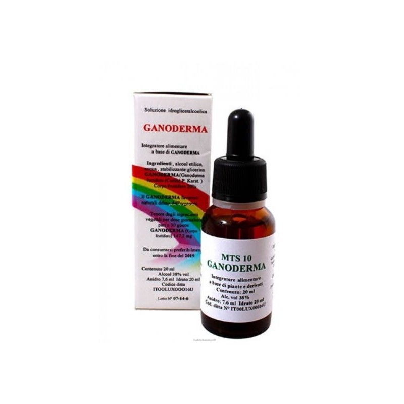 Mts10 ganoderma gocce flaconcino 20 ml Mts10 ganoderma gocce flaconcino 20 ml