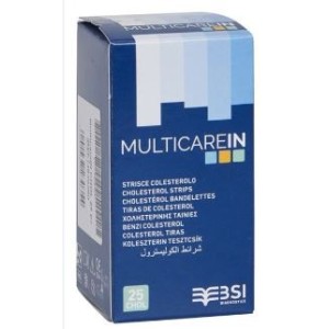 Multicare in strumento italia accessori e flaconi colesterolo 5 pezzi