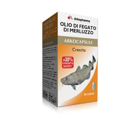 Arko capsule olio fegato merluzzo 60 capsule