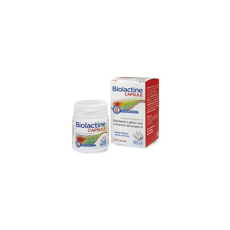 Biolactine fermenti + vitamine 20 capsule