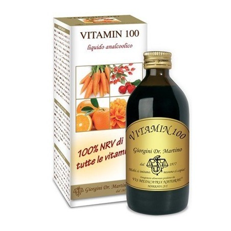 Vitamin 100 liquido analcolico 200 ml Vitamin 100 liquido analcolico 200 ml