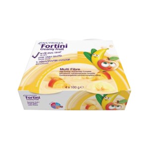 Fortini creamy fruit multi fibre frutti gialli 4x100 g