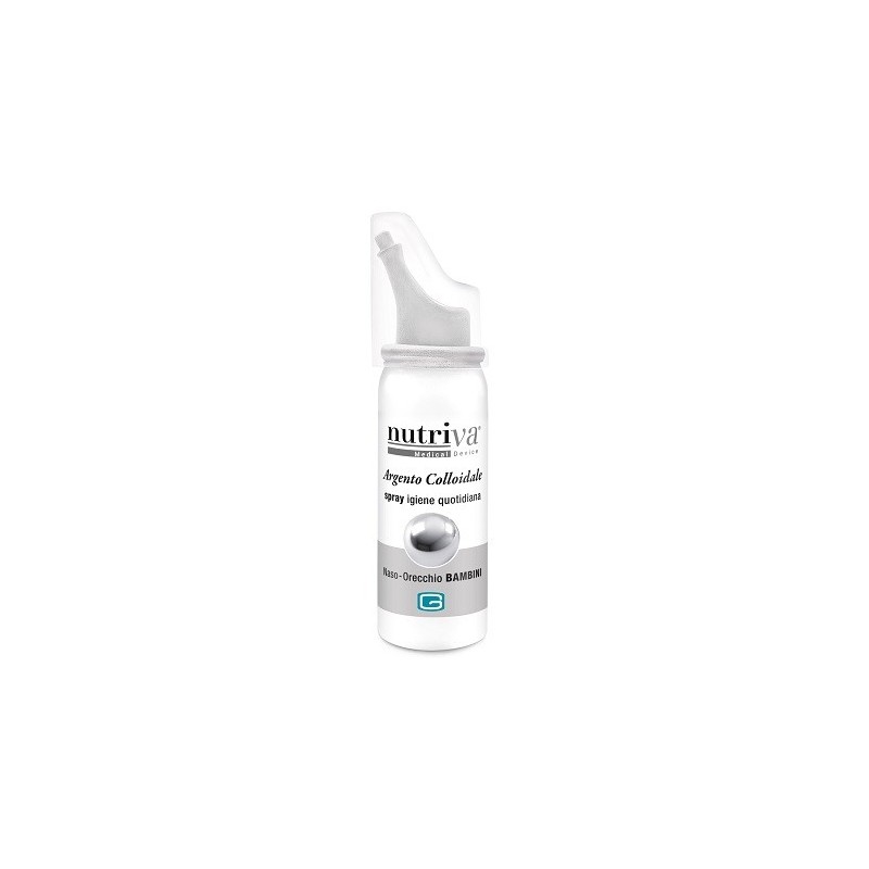 Nutriva argento colloidale naso/orecchie 30 ml