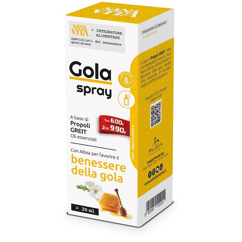 Sanavita gola spray 30 ml