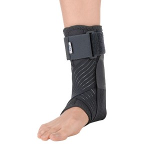 Cavigliera stabilizzante con bendaggio a 8 funzionale grigiomedium