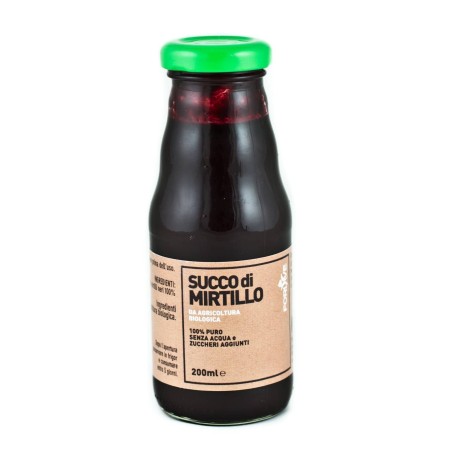 Succo di mirtillo bio 200 ml