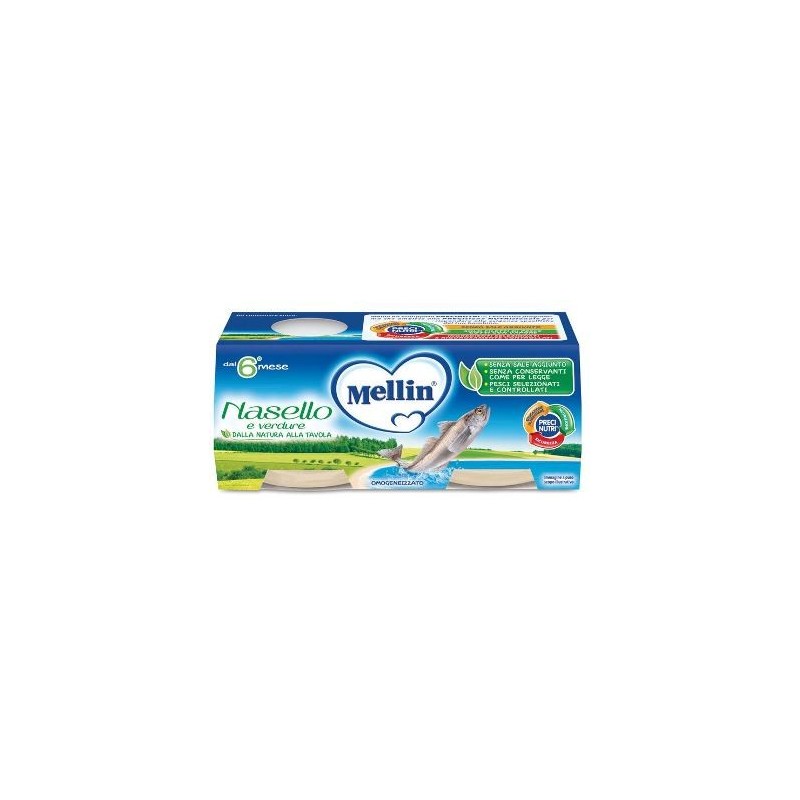 Mellin omogeneizzato nasello 2 x 80 g