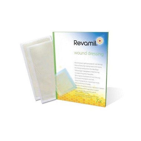 Revamil garze imbevute di miele 10x10 cm 10 pezzi Revamil garze imbevute di miele 10x10 cm 10 pezzi