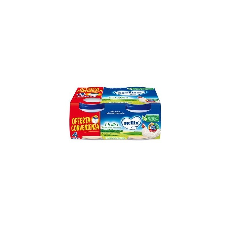 Mellin omogeneizzato pollo 4x80 g