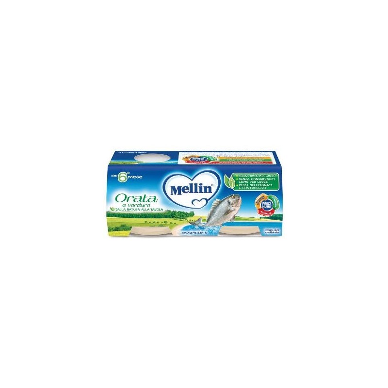 Mellin omogeneizzato orata 2x80 g