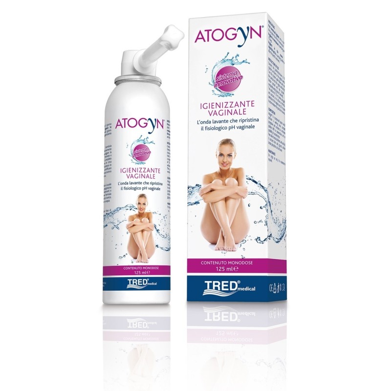 Atogyn dispositivo igiene vaginale e ripristino ph fisiologico bag on valve 2 pezzi da 125ml
