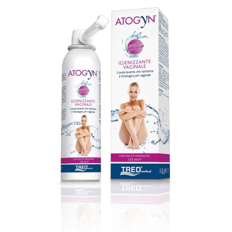 Atogyn dispositivo igiene vaginale e ripristino ph fisiologico bag on valve 2 pezzi da 125ml