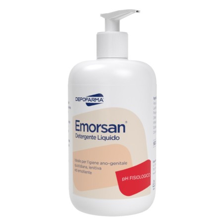 Emorsan detergente liquido igiene ano-genitale ph fisiologico 500 ml