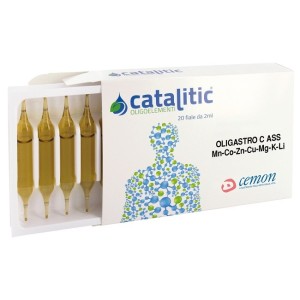 Catalitic oligoelementi oligatro mn-co-zn-cu-mg-k-li 20 ampolle