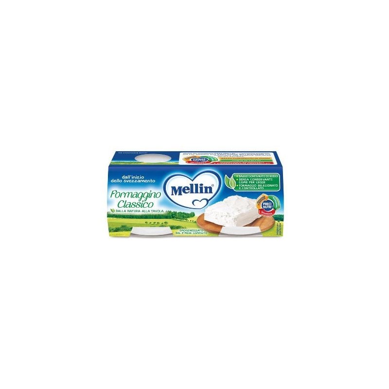 Mellin baby formaggino classico 2 x 80 g