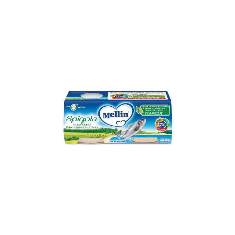 Mellin omog spigola 2 x 80 g