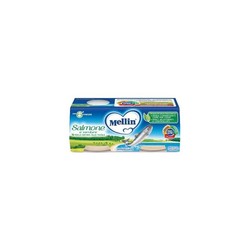 Mellin omogeneizzato salmone 2 x 80 g