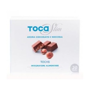 Tocaslim crema di cioccolato e nocciola 20 buste da 18 g