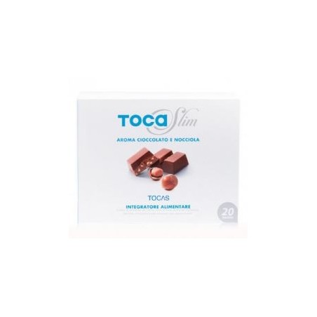 Tocaslim crema di cioccolato e nocciola 20 buste da 18 g