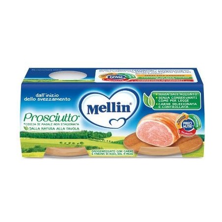 Mellin omogeneizzato prosciutto 2 x 120 g