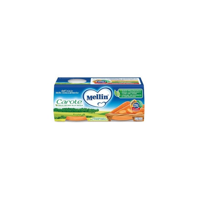 Mellin omogeneizzato carote 2 x 80 g