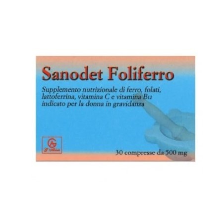 Sanodet foliferro 30 compresse