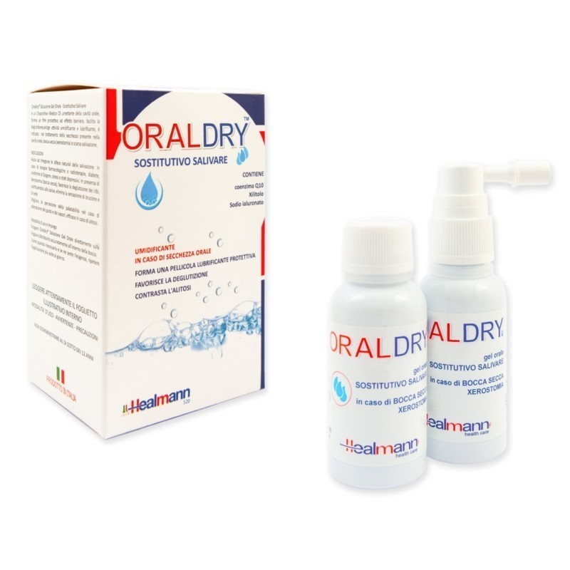 Oraldry sostitutivo salivare 2 pezzi da 30 ml