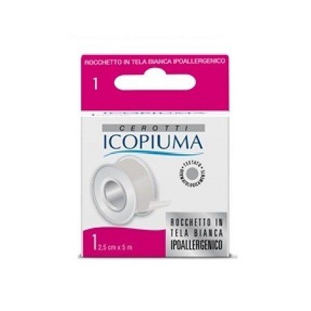 Cerotto in rocchetto icopiuma bianco 2,5x500 cm