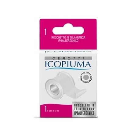 Cerotto in rocchetto icopiuma bianco cm 5 x 500 cm