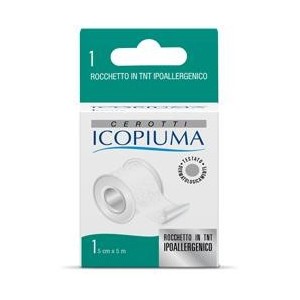 Cerotto in rocchetto icopiuma tessuto non tessuto 5x500 cm