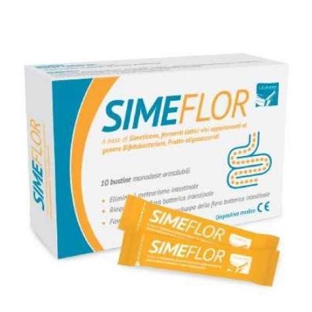Simeflor polvere orosolubile 10 bustine monodose 2 g Simeflor polvere orosolubile 10 bustine monodose 2 g