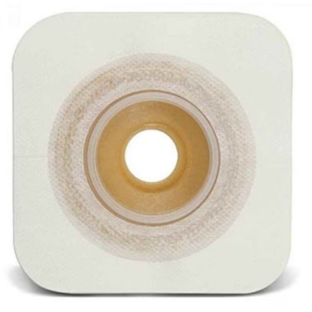 Placca convessa natura+ pretagliata 25 mm flangia 45 mm durahesive e cerotto microporoso 5 pezzi