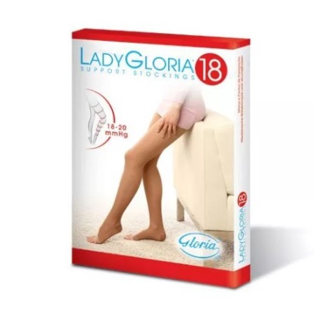 Ladygloria 18 autoreggente punta aperta nero 2