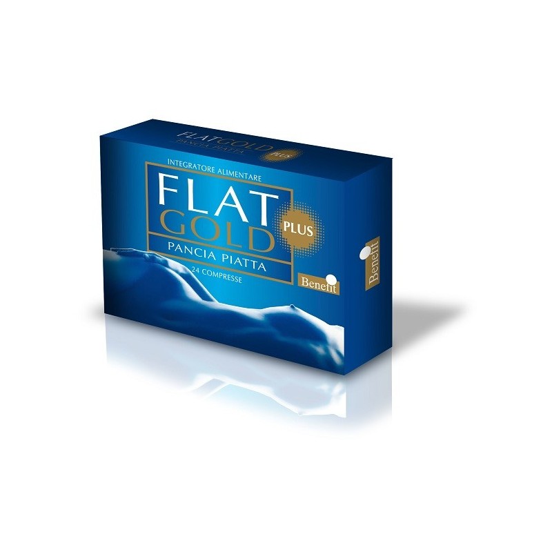 Flat gold plus 24 compresse