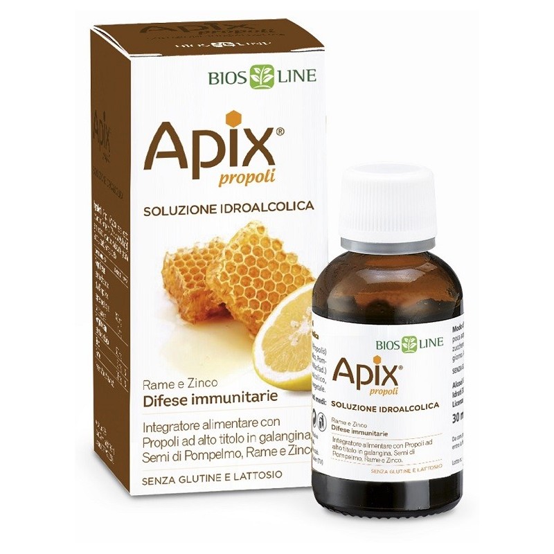 Apix propoli soluzione idroalcolica 30 ml biosline